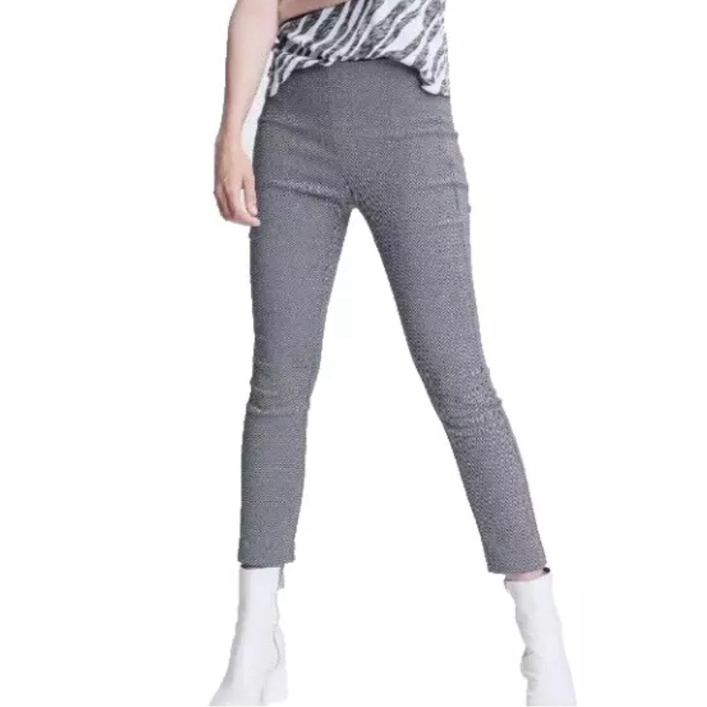 Rag & Bone Simone Italian Herringbone Slim Fit Cropped Pants Womens Small